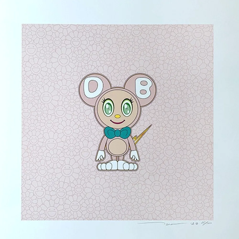 Lithografie Murakami - DOB 2020 Light Pink