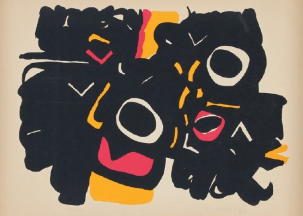 Zeefdruk Murtic - Untitled