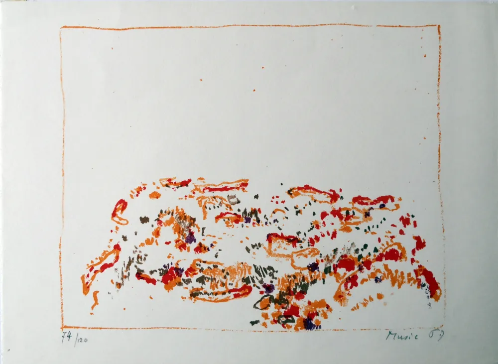 Lithografie Music - Paysage dalmate