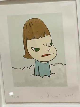 Lithografie Nara - In the cloud