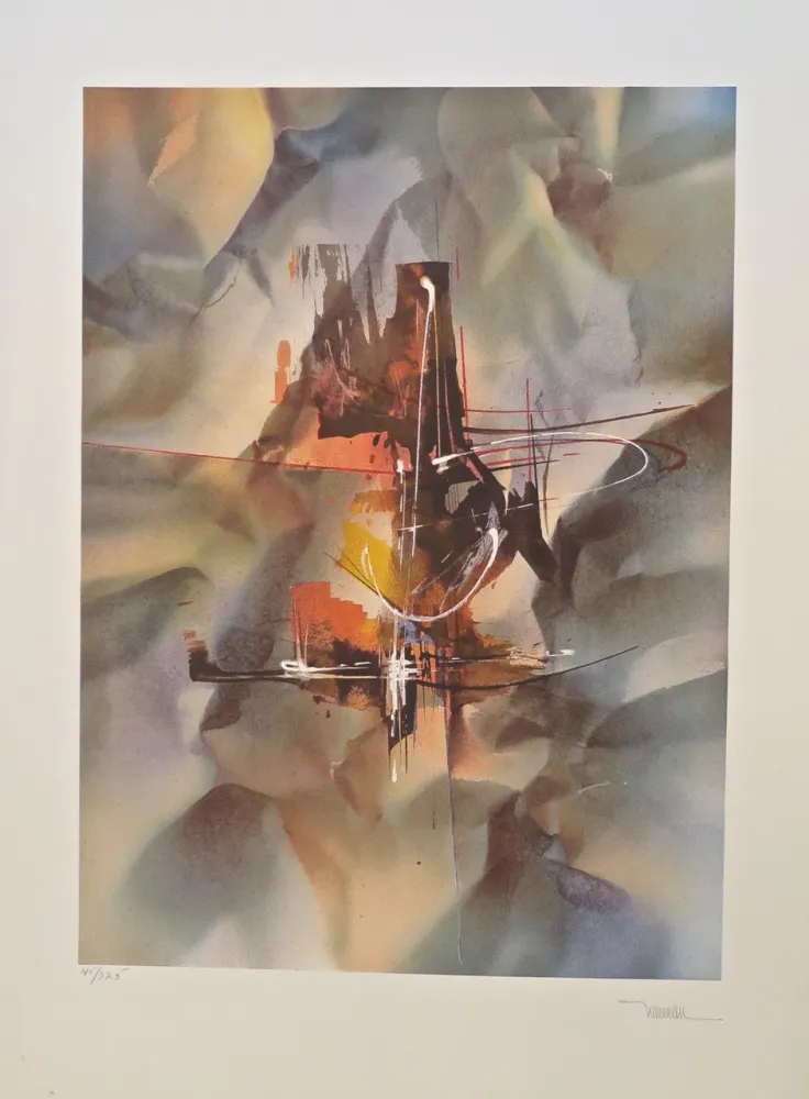 Lithografie Nierman - Bach, from the Sound of Color portfolio