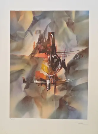 Lithografie Nierman - Bach, from the Sound of Color portfolio