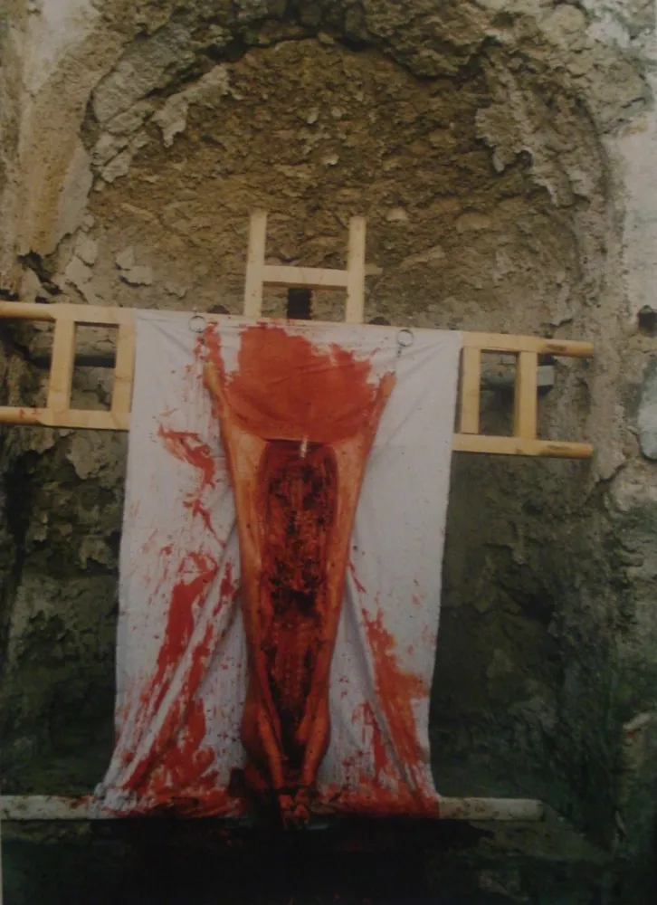 Fotografie Nitsch - 96 Aktion – Giardini San Martino, Napoli, I