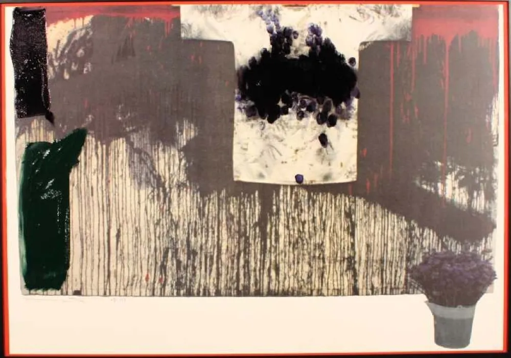 Lithografie Nitsch - SENZA TITOLO