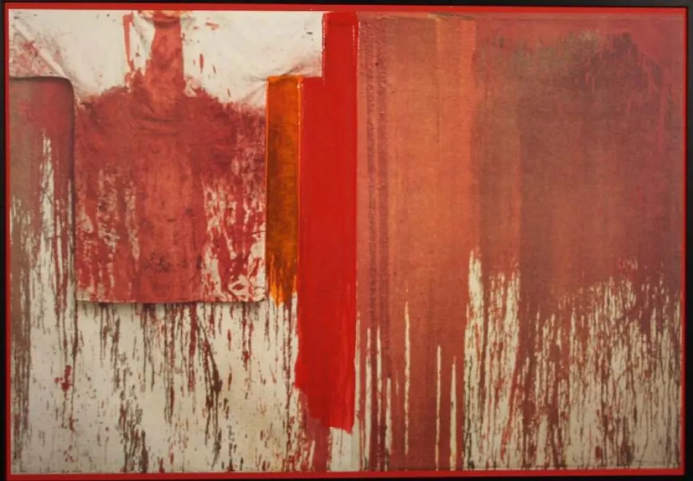 Lithografie Nitsch - SENZA TITOLO