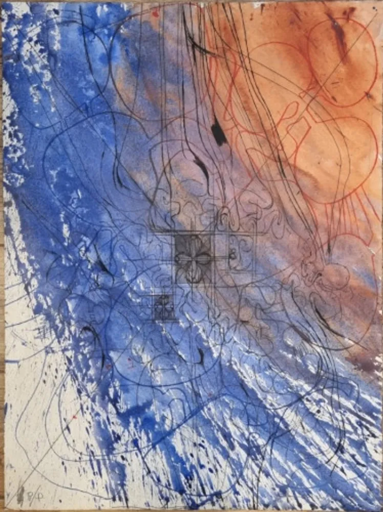 Lithografie Nitsch - Untitled