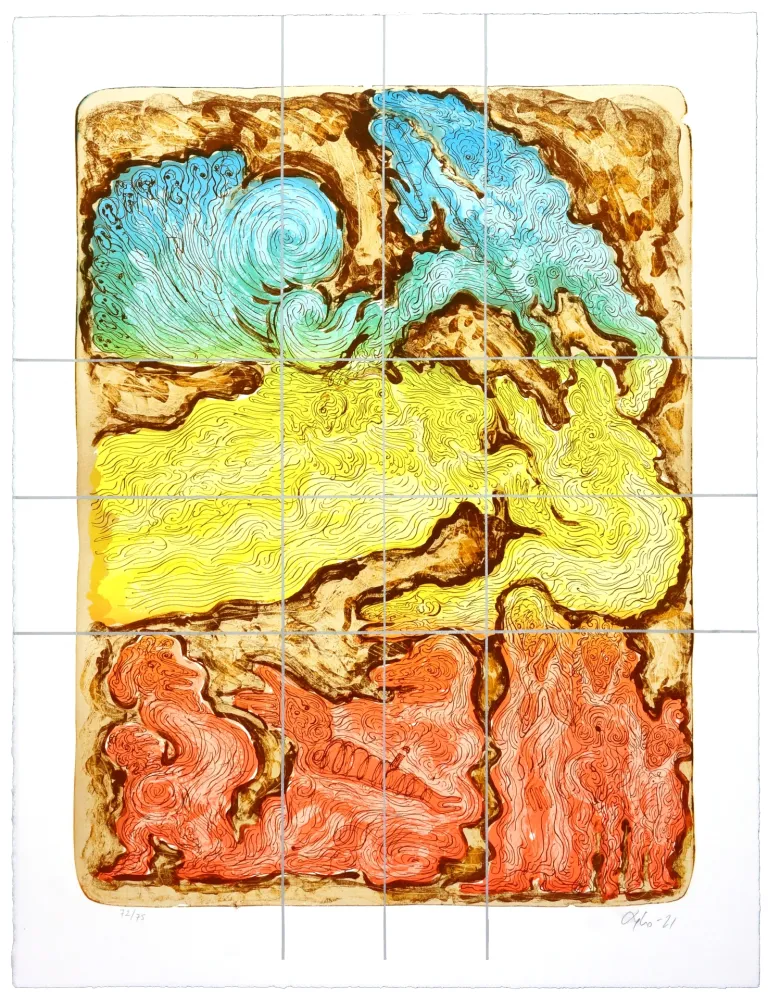 Lithografie Nørgaard - D’Ur à Canaan