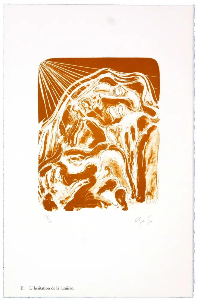 Lithografie Nørgaard - E. L'héistation de la lumière.