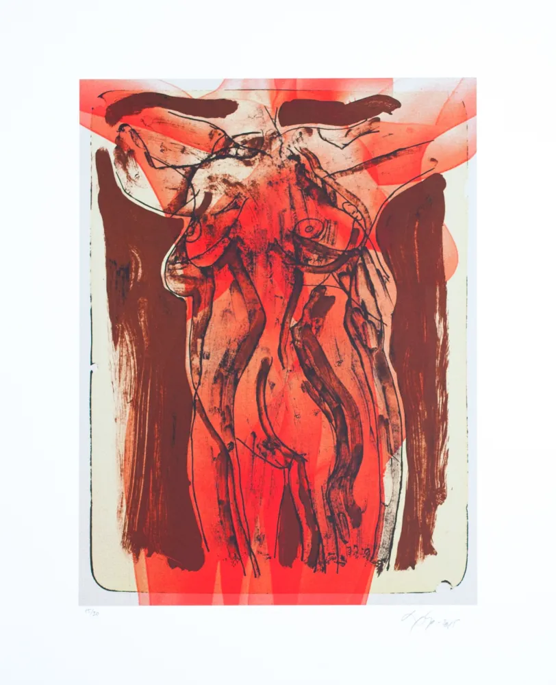 Lithografie Nørgaard - La femme I