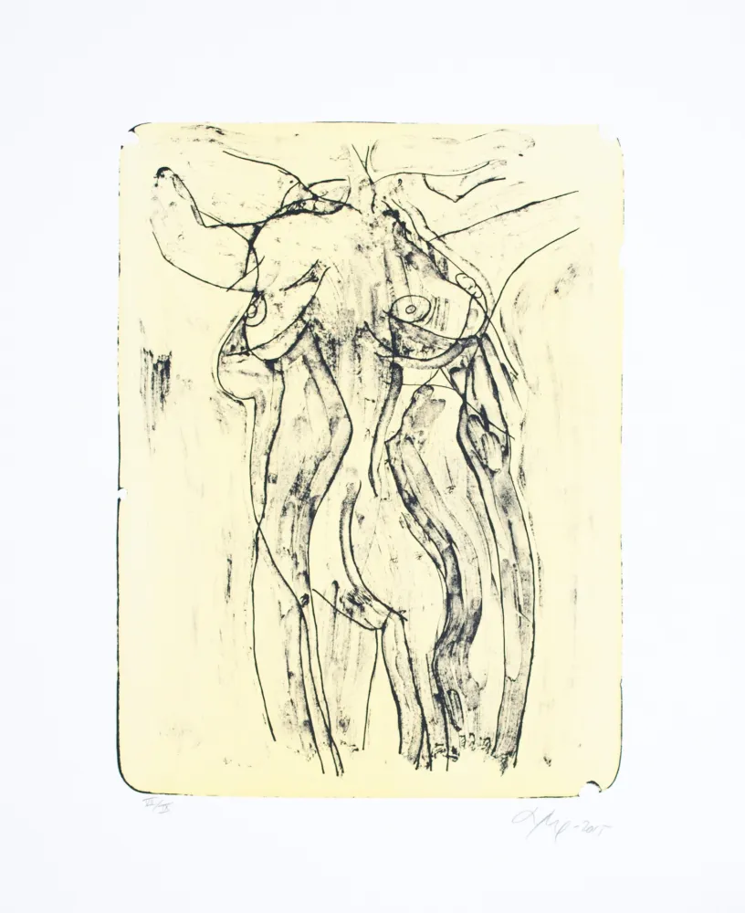 Lithografie Nørgaard - La femme I