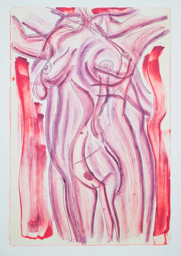 Lithografie Nørgaard - La femme III