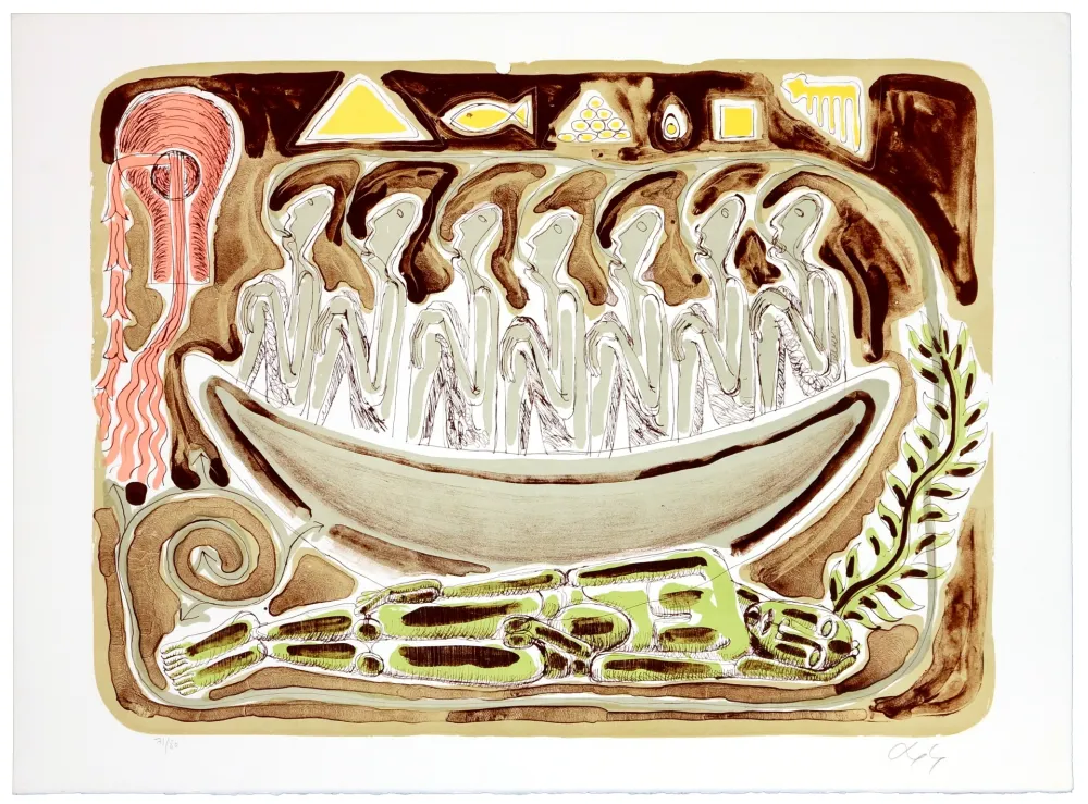 Lithografie Nørgaard - Un voyage sans destination