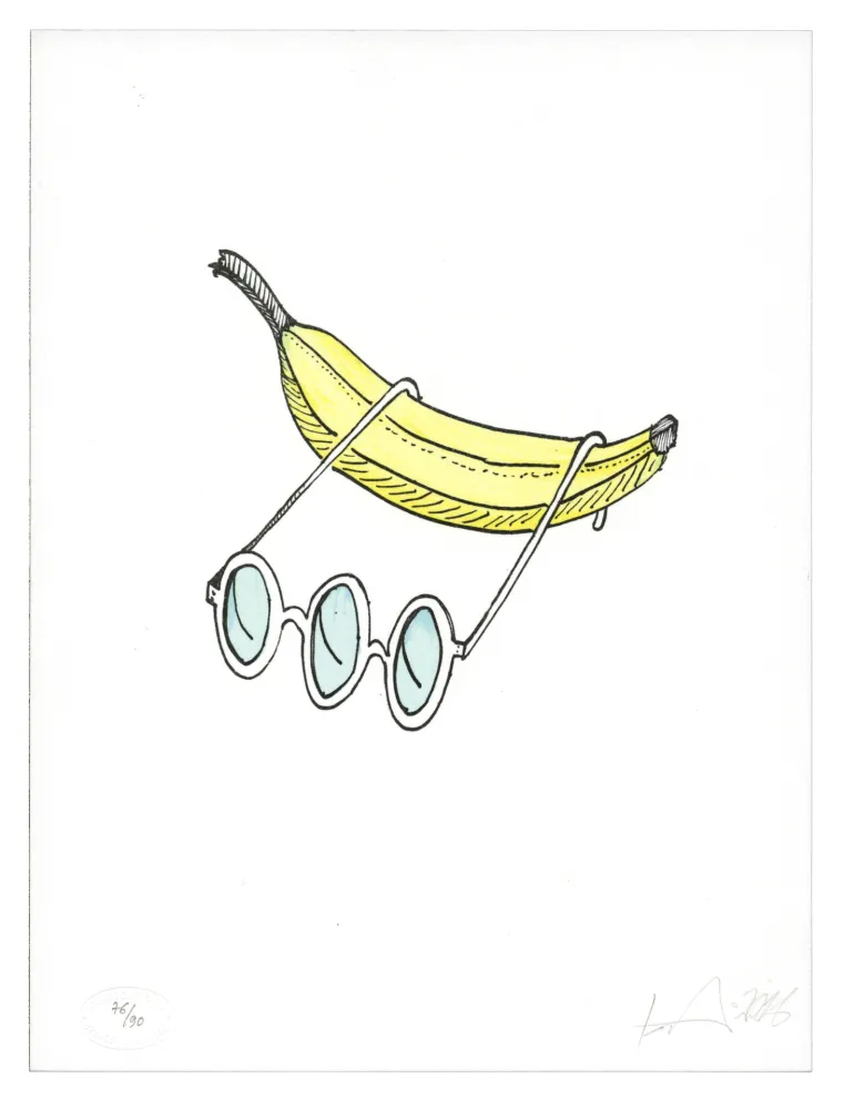 Lithografie Nørgard - Banane