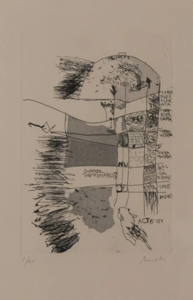 Lithografie Novelli - DAS BAD DER DIANA