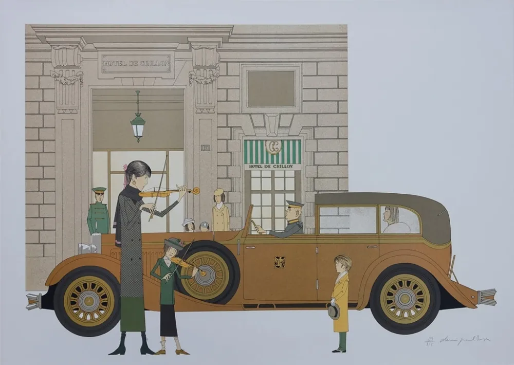 Lithografie Noyer - Hôtel de Crillon