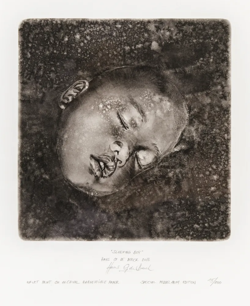 Zeefdruk Op De Beeck - Sleeping Boy