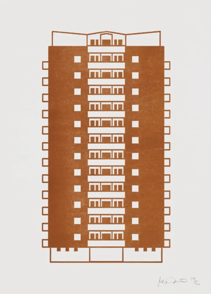 Houtsnede Opie - Apartment 3