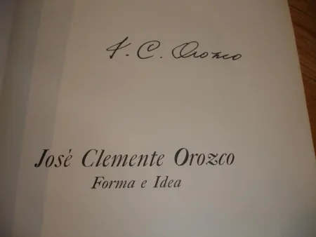 Geïllustreerd Boek Orozco - Jose Clemente Orozco. Forma e Idea.