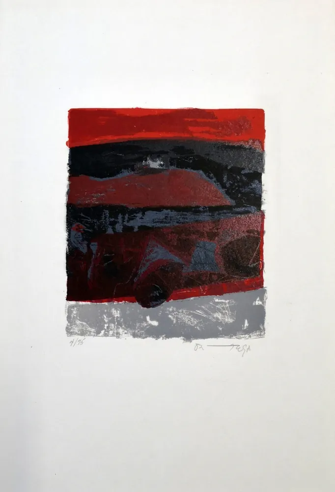 Lithografie Ortega - Exodus