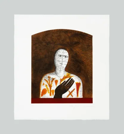 Ets En Aquatint Paladino - Botanico