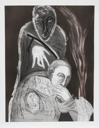 Ets En Aquatint Paladino - Ex-Giganti All'alba