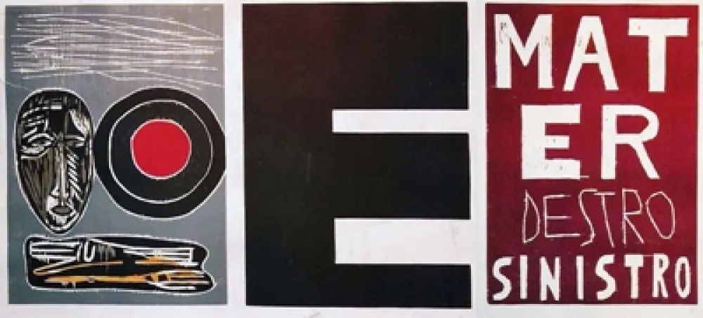 Houtsnede Paladino - Lacrimose