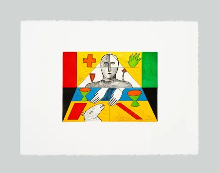 Ets En Aquatint Paladino - Matematico 1