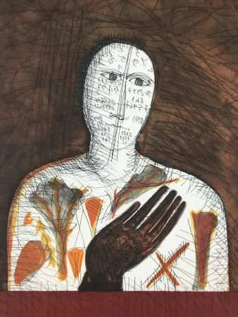 Ets En Aquatint Paladino - Matematico