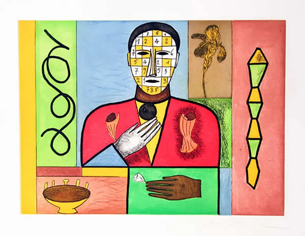 Ets En Aquatint Paladino - Mathematico 2