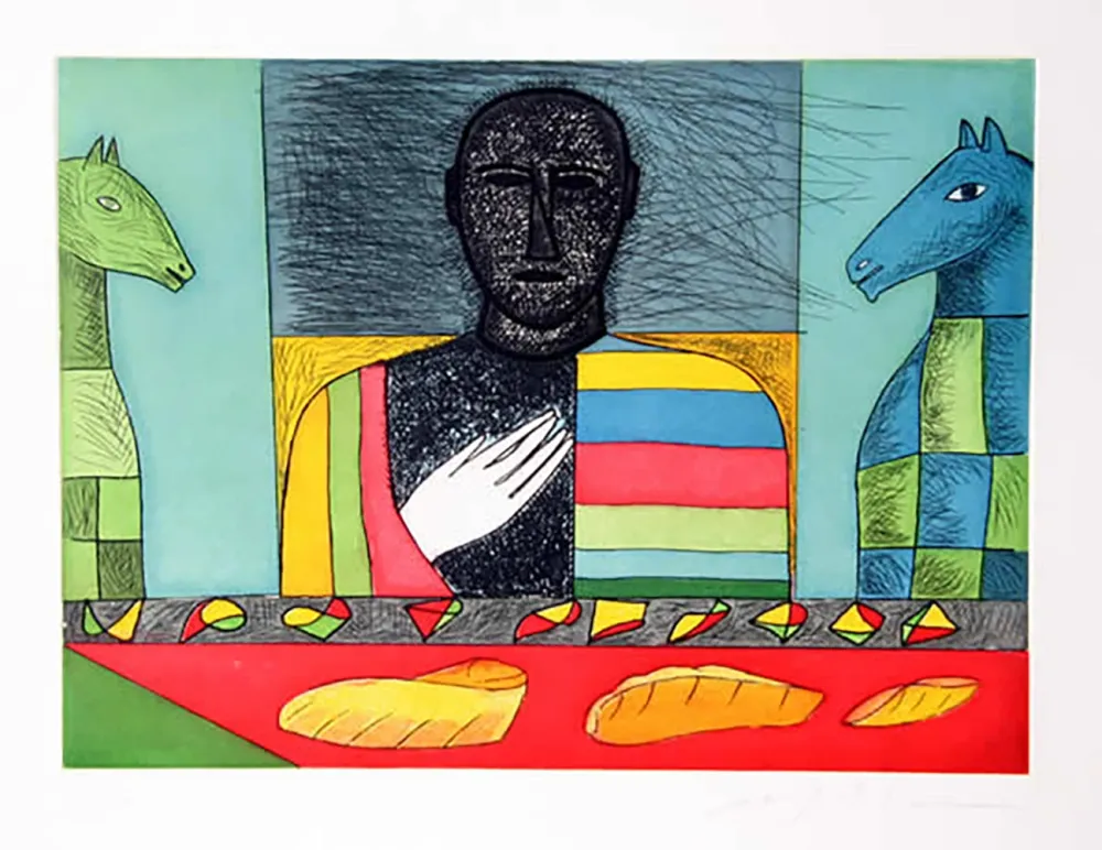 Ets En Aquatint Paladino - Mathematico 6