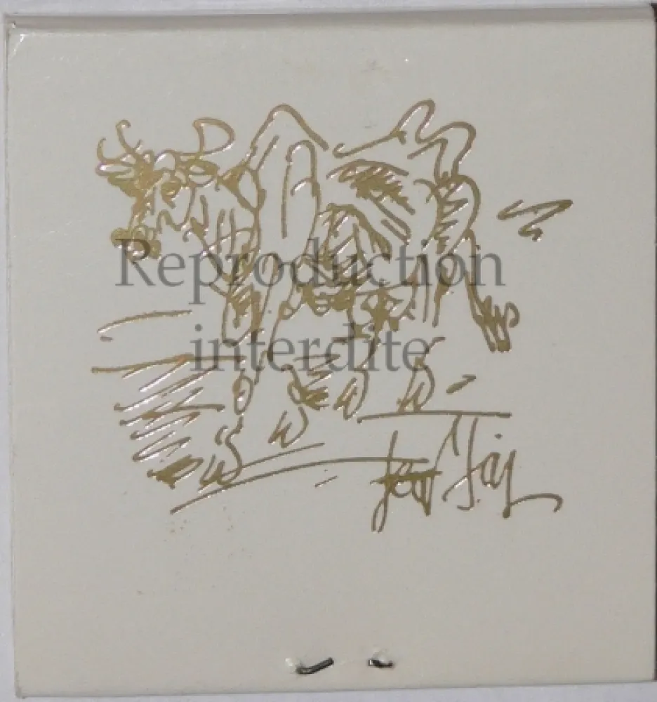 Zeefdruk Paul  - Allumettes personnelle de Gen Paul / Personal smatch boxes of Gen Paul