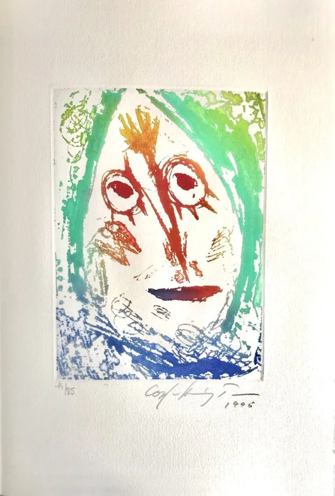 Lithografie Pedersen - Quatre chansons pour un château de Puisaye