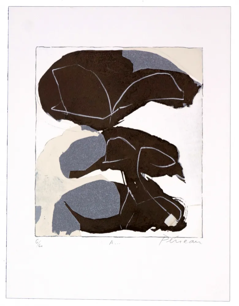 Lithografie Péneau - A storm to come