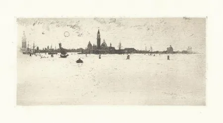 Gravure Pennell - Venice from the Sea