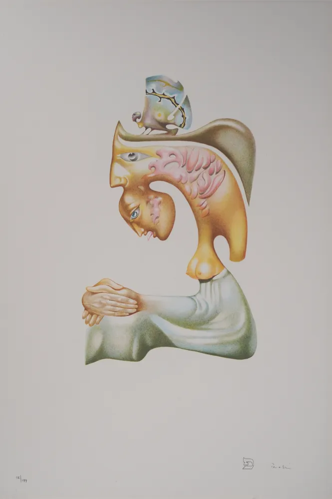 Lithografie Pérahim - L'Alphabet Hébreu : Concorde