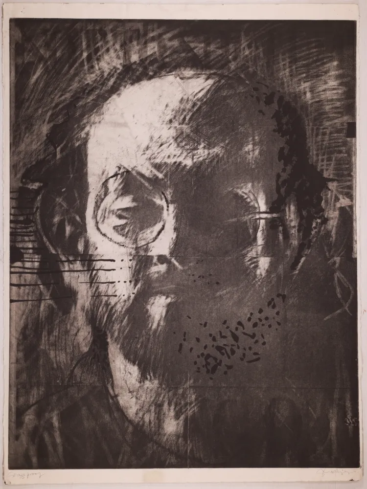 Lithografie Phillips - Salman Rushdie