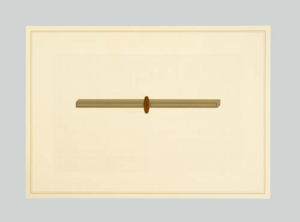 Lithografie Piacentino - Vehicle sculptures. Wall sculptures (a)