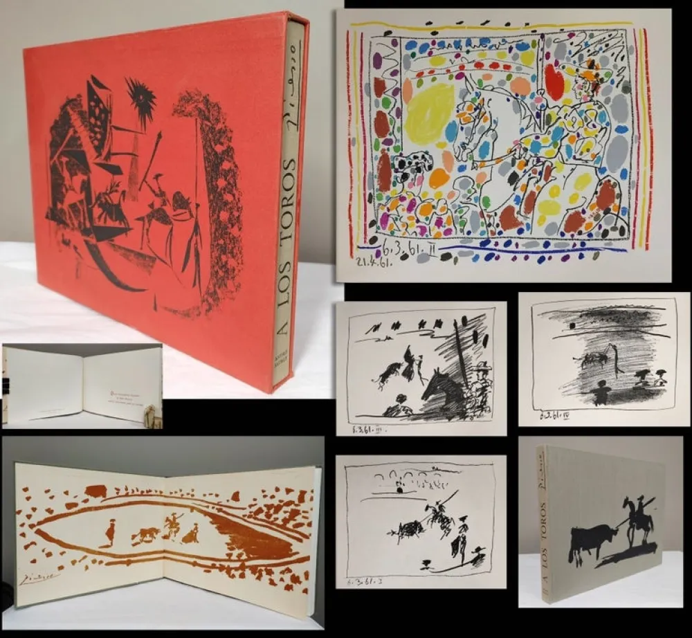 Lithografie Picasso - A Los Toros avec Picasso full Set 