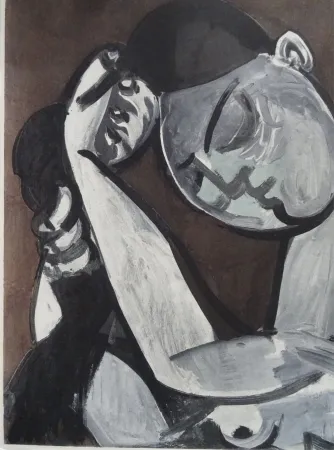 Lithografie Picasso (After) - Femme se coiffant