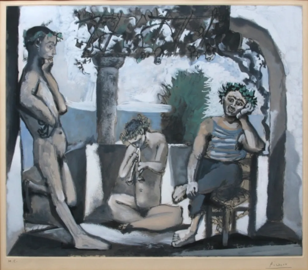 Aquatint Picasso - BACCHANALE
