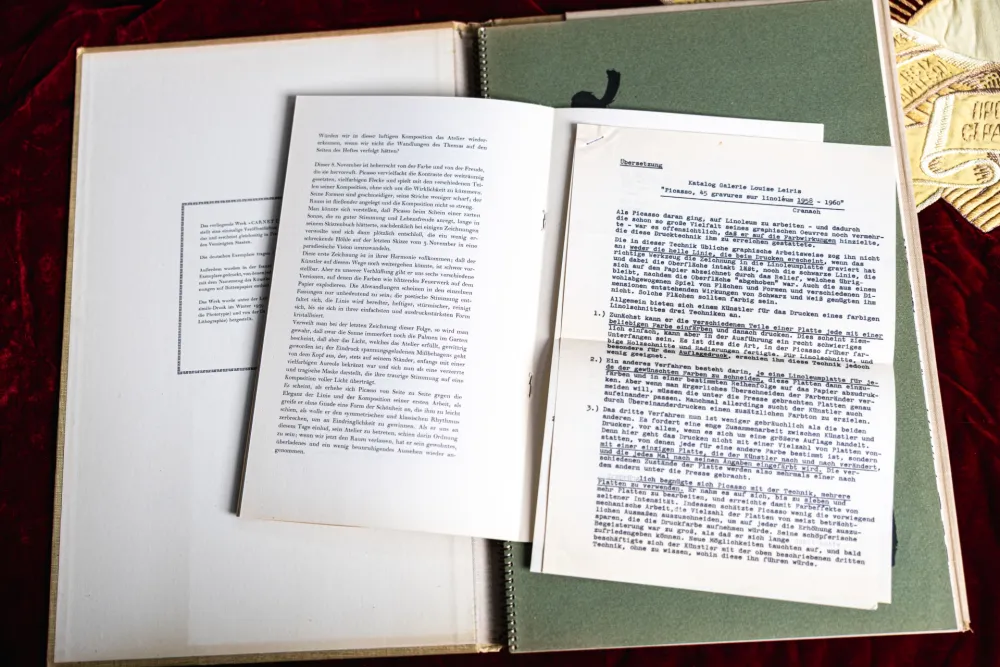 Geïllustreerd Boek Picasso - Carnet de la Californie 246/500 