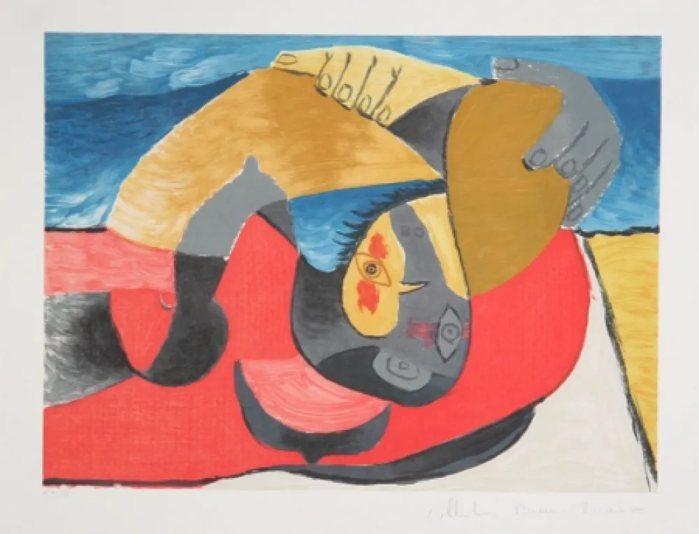 Lithografie Picasso - Femme Couchee