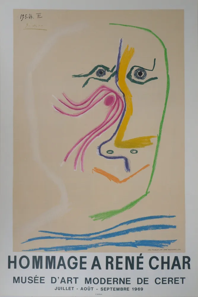 Geïllustreerd Boek Picasso - Hommage à René Char