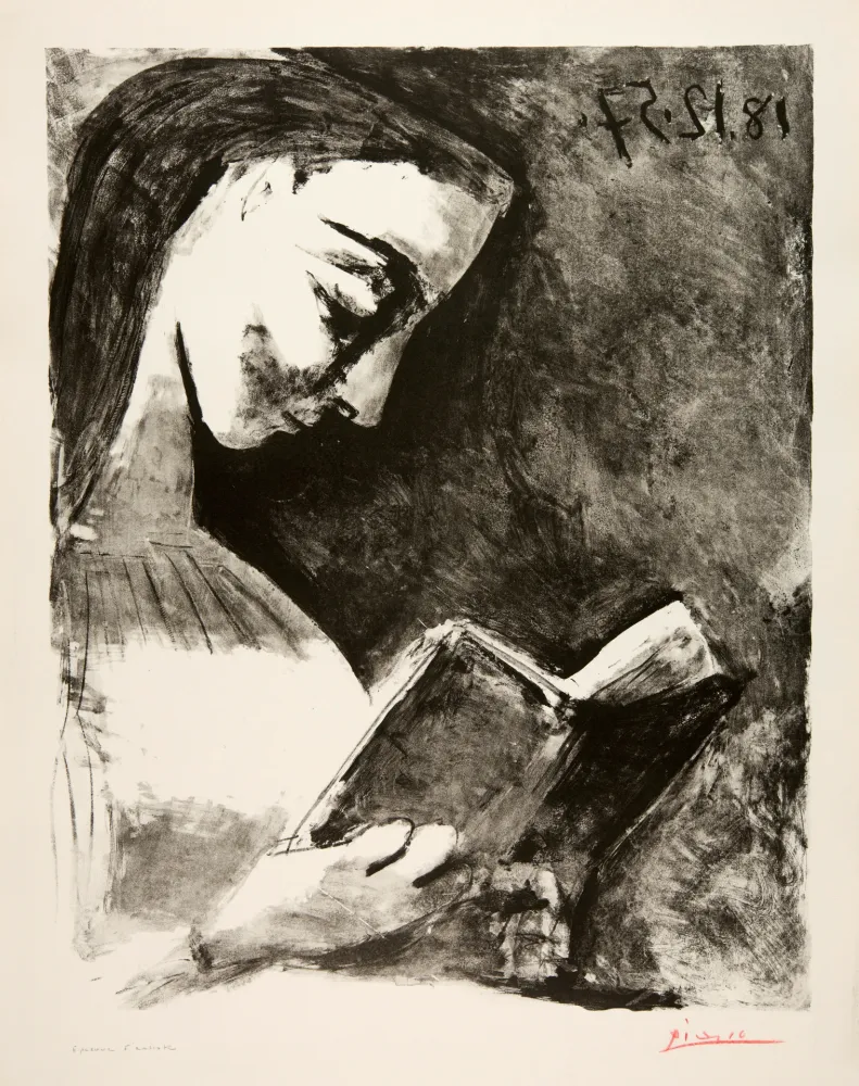 Lithografie Picasso - Jacqueline Lisant