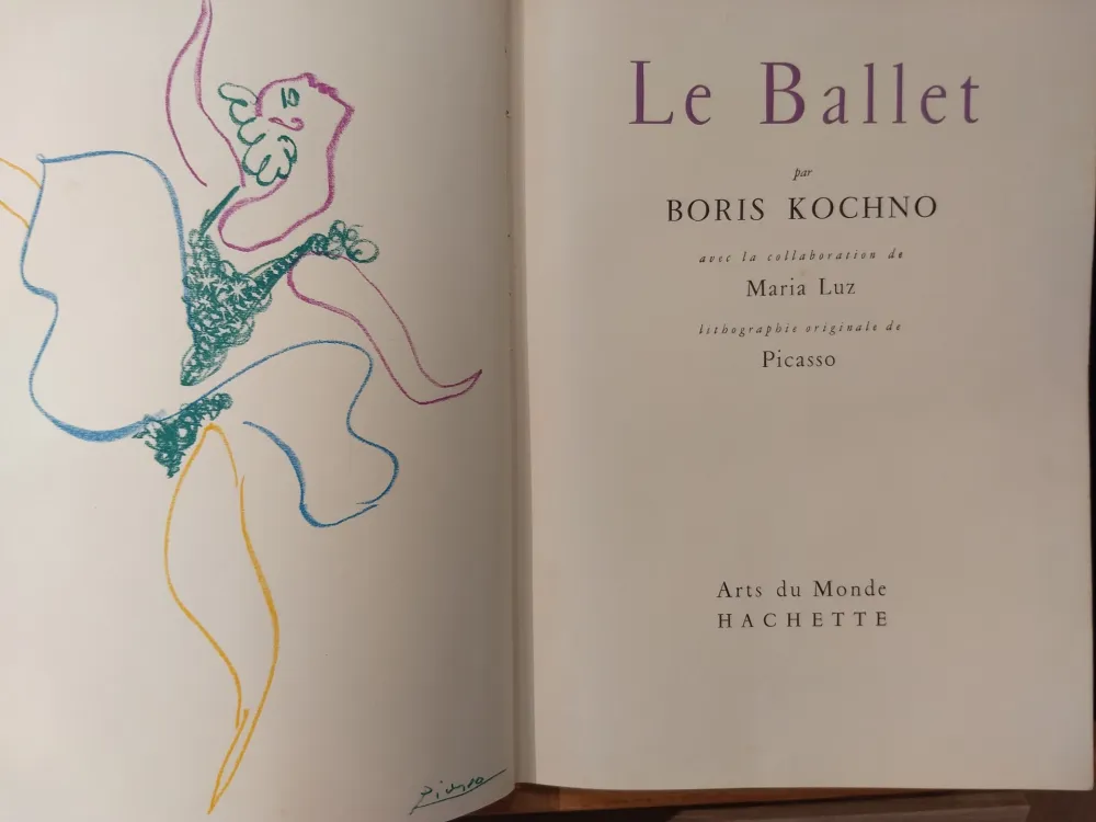 Geïllustreerd Boek Picasso - Les Ballet