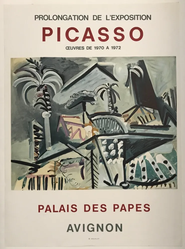 Lithografie Picasso - Palais des Papes