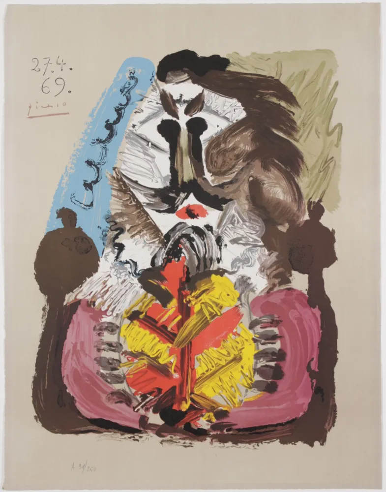 Lithografie Picasso - Portraits Imaginaires 27.4.69