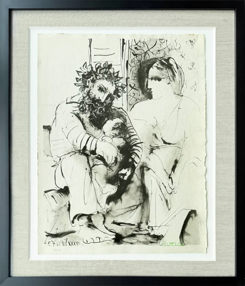 Lithografie Picasso - Scene de familie