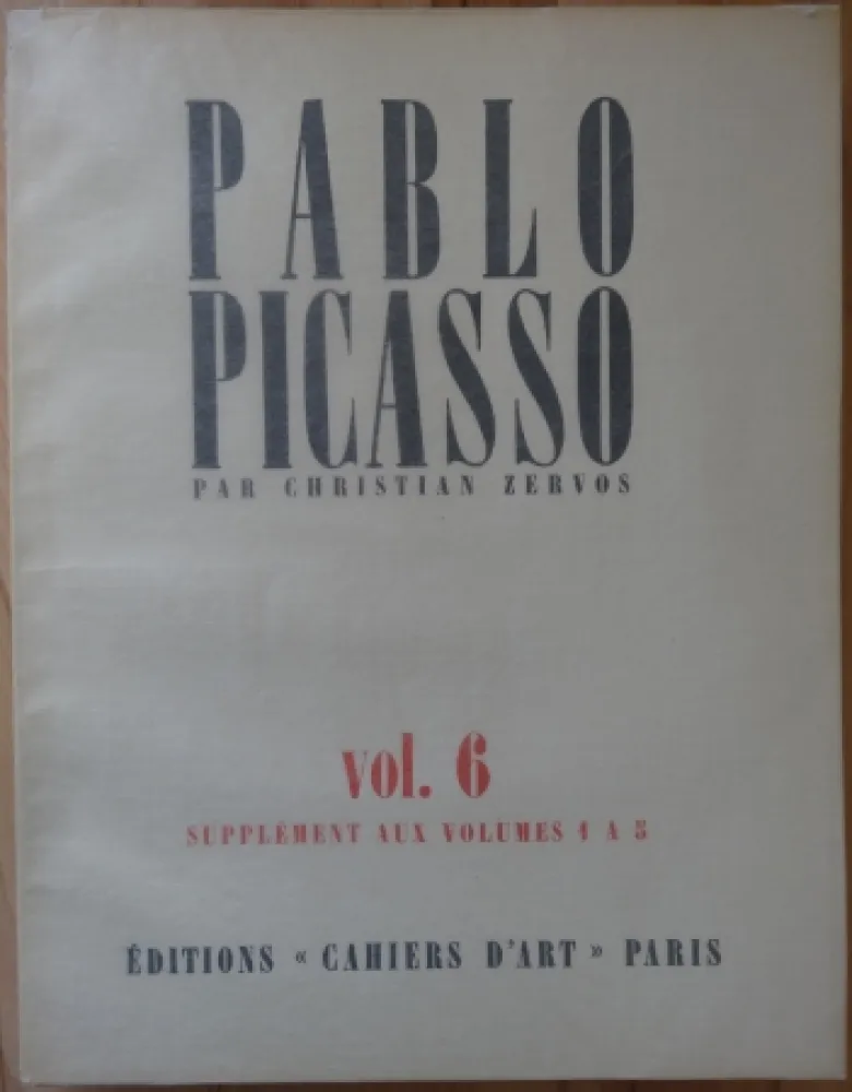 Lithografie Picasso - Zervos Vol 6 (Supplément n° 1 à 5)
