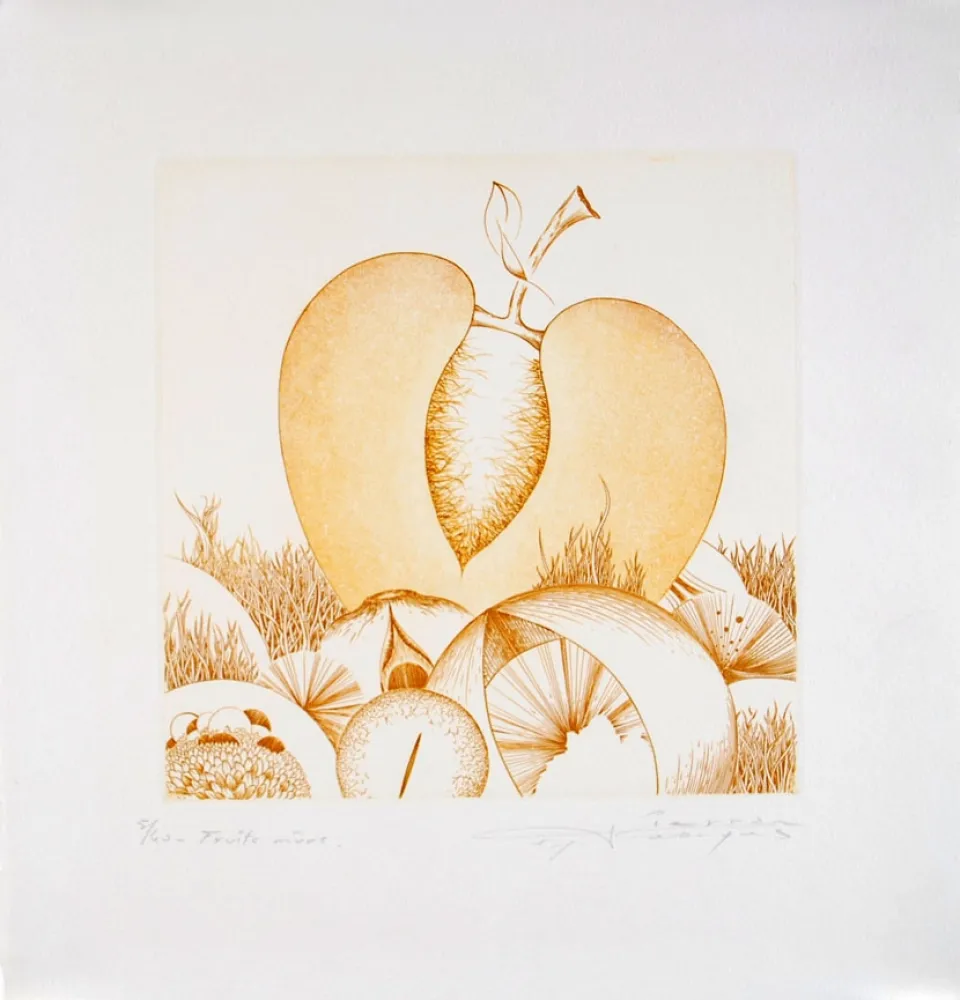 Ets En Aquatint Pierron - Fruits Mûrs